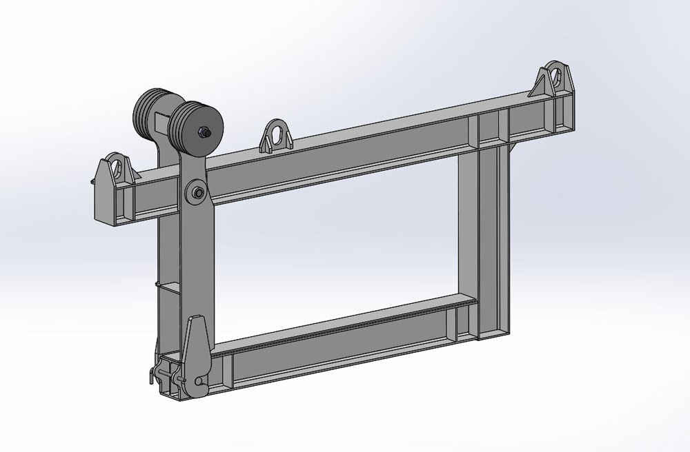 3D CAD model of final design.